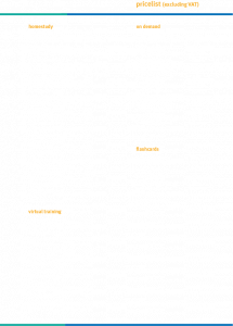 Pricelist for FINRA series courses